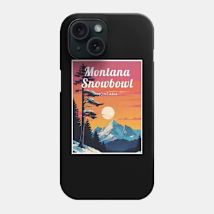 Montana Snowbowl ski Montana USA Phone Case