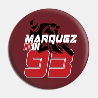 Marc Marquez 93 Superbike Champion Rider Pin