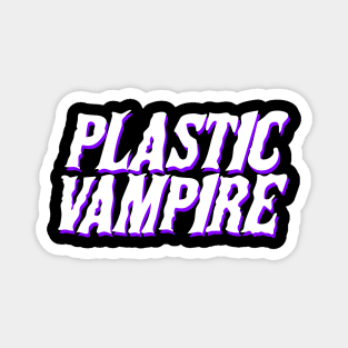 Plastic Vampire Retro Magnet