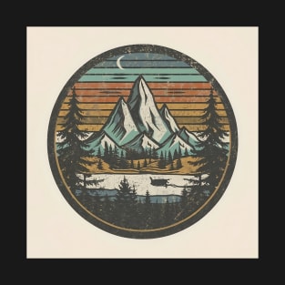 Riverside Mountain Scape T-Shirt