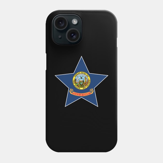 Idaho State Flag Star Phone Case by Realittle