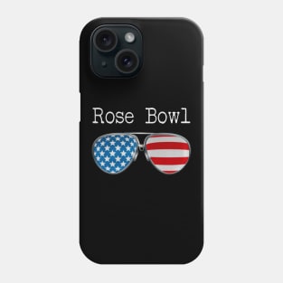 AMERICA PILOT GLASSES ROSE BOWL Phone Case