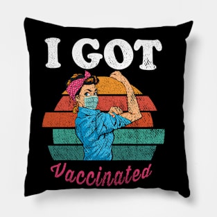 I got vaccinated Pillow