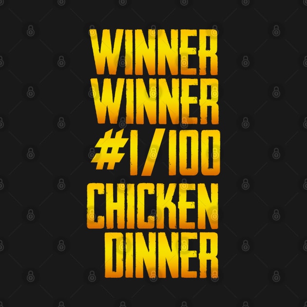 PUBG - Winner Winner Chicken Dinner by HKartworks