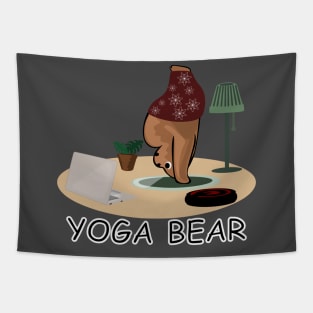 Yoga online at home Tapestry