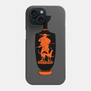 Greek Vase Hunter Kephalos and his Dog Phone Case