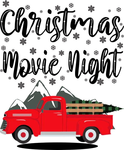 Christmas Movie Night Kids T-Shirt by Blended Designs