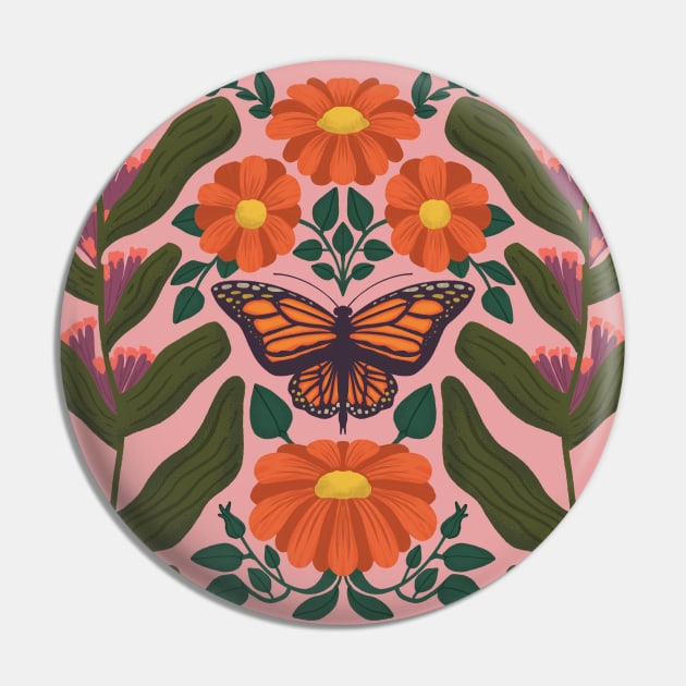 Monarch Butterfly in Milkweed Forest // Midwestern Wildflowers // Mexican Sunflowers Pin by haleyum