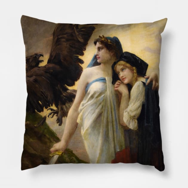 Reunited by Guillaume Seignac Pillow by Classic Art Stall