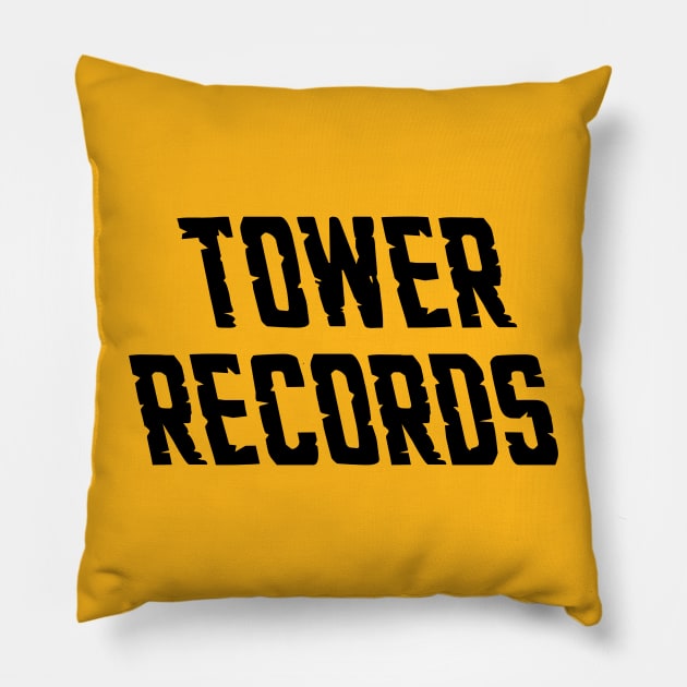 Tower Records Pillow by Music City Collectibles