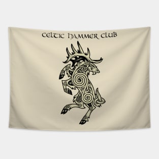 Celtic Elk Rampant Tapestry