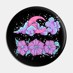 Celestial Florals - Aesthetic Witchy Drawing Pin