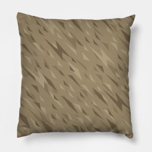 Beige Camouflage Pattern Pillow