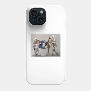 bulldogging Phone Case