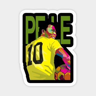 legend football player - pele Magnet