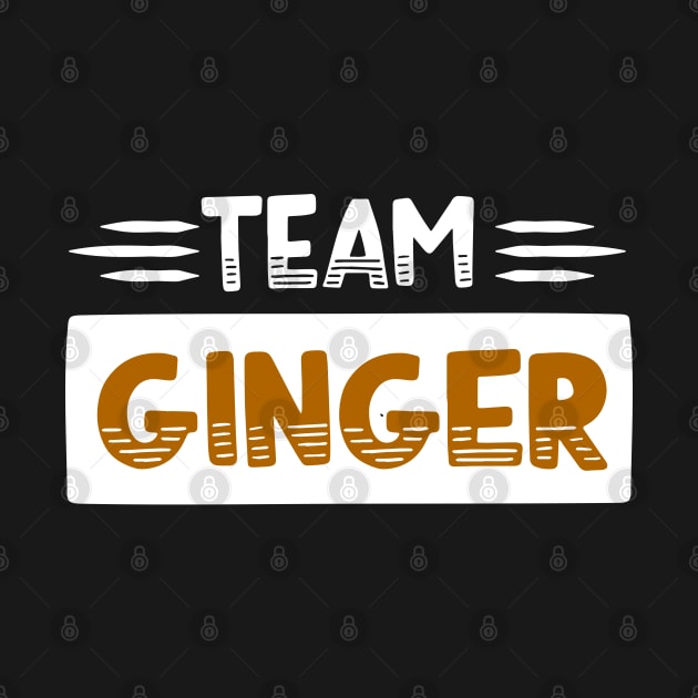 Team Ginger by Success shopping