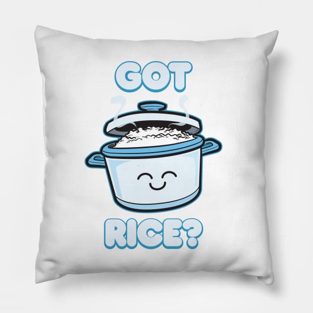 Got Rice? | Kawaii Rice Cooker Pillow by A Filipino Apparel Co.