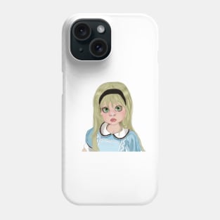 Bid eyed Alice doll Phone Case