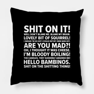 Martin Quotes (Friday Night Dinner) Pillow