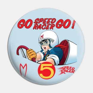 Go Speed Racer Go! Pin