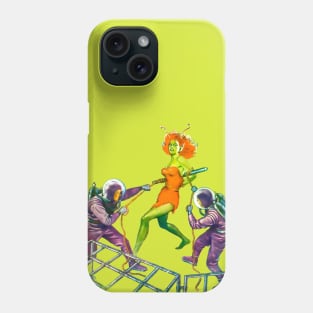 Tied Prisoner Alien Girl 1954 Martian Woman The Final Figure Comic Retro Science Fiction Vintage Pin Up Girl Phone Case