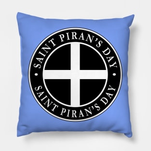 Saint Piran's Day Pillow