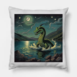 Loch Ness Monster Pillow