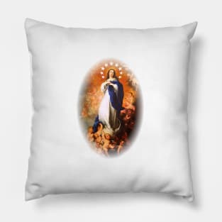 Nicaragua T-Shirt La Purisima Inmaculada Immaculate Heart Pillow