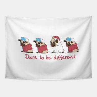 'Dare To Be Different' Cancer Awareness Shirt Tapestry