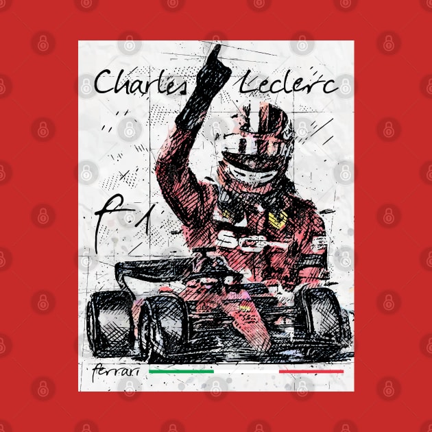 Charles Leclerc - Ferrari F1 by raaak