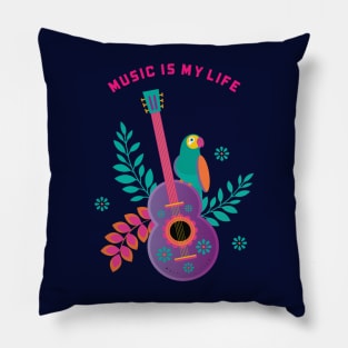 Music Is My Life Pillow