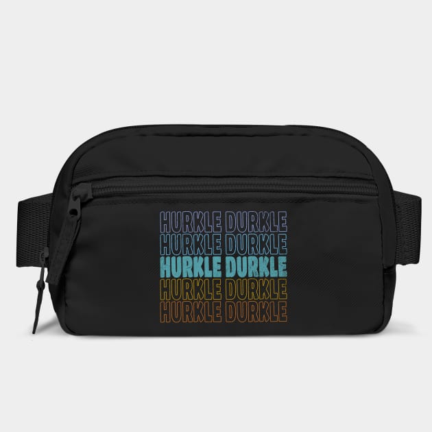 Hurkle Durkle Scottish Slang for lazing abed vintage design by Luxinda
