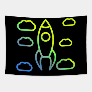 Rocket Could Air Tapestry