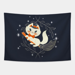 witch's cat Tapestry