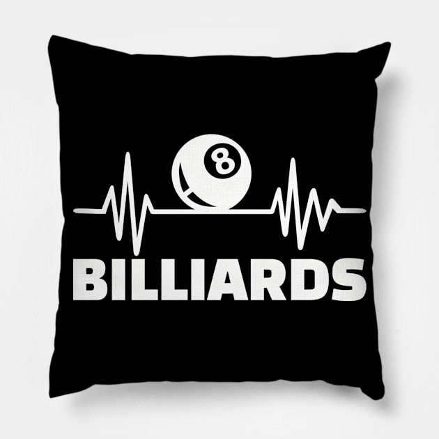 Billiards frequency Pillow by Designzz