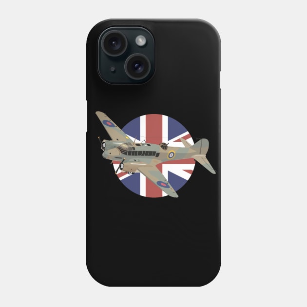 Avro Anson British WW2 Airplane Phone Case by NorseTech