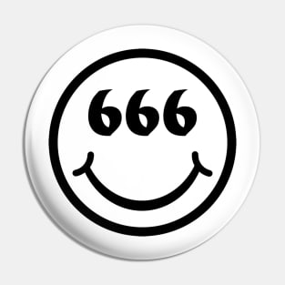 smile 666 Pin