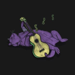 Ukulele Cat - no text T-Shirt