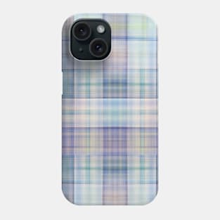 Scottish tartan pattern deconstructed Phone Case