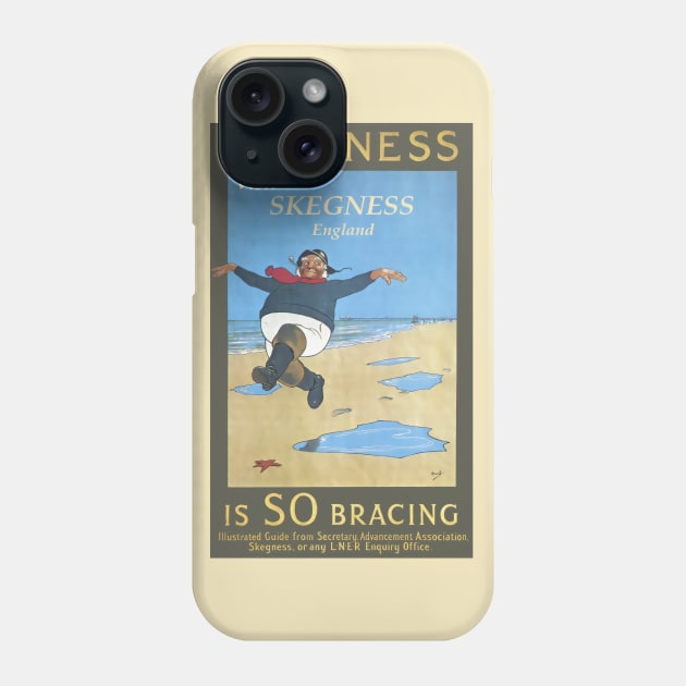 Skegness Vintage Travel Poster Phone Case by TooplesArt