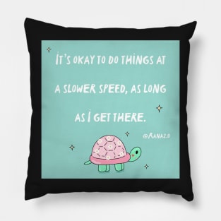 Different Speeds Pillow