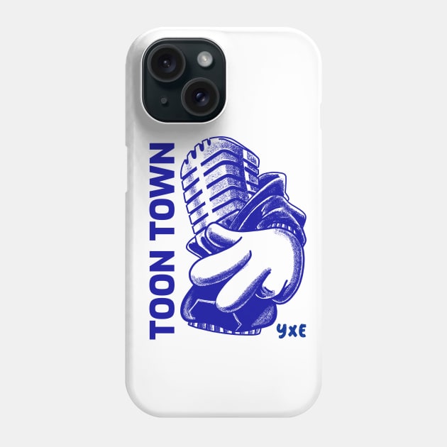 Saskatoon Street blend of blue Graffiti Stencil Phone Case by Stooned in Stoon