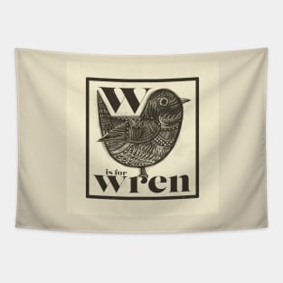 W is for Wren Tapestry