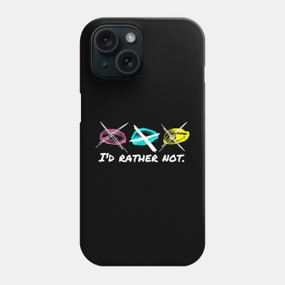 Eye Contact – I'd rather not Phone Case