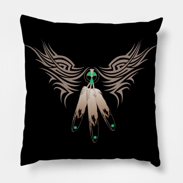 Deeds Well Done "Aqua" Pillow by melvinwareagle