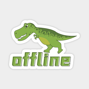 Cartoon Tyrannosaurus Rex offline Magnet