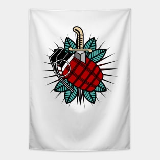 Grenade Tattoo Tapestry