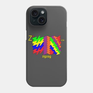 Z is for zigzag Phone Case