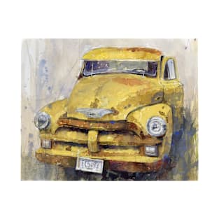 Vintage Old Truck- Yellow T-Shirt