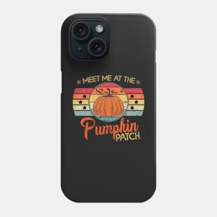 Meet Me At The Pumpkin Patch - Halloween Vintage Phone Case